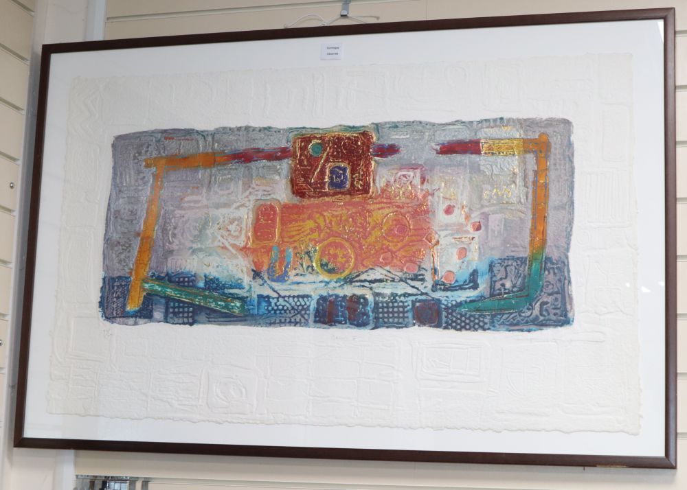 Russel Baker, limited edition print, Hanci II, 90/300, signed, 90/350, 65 x 109cm